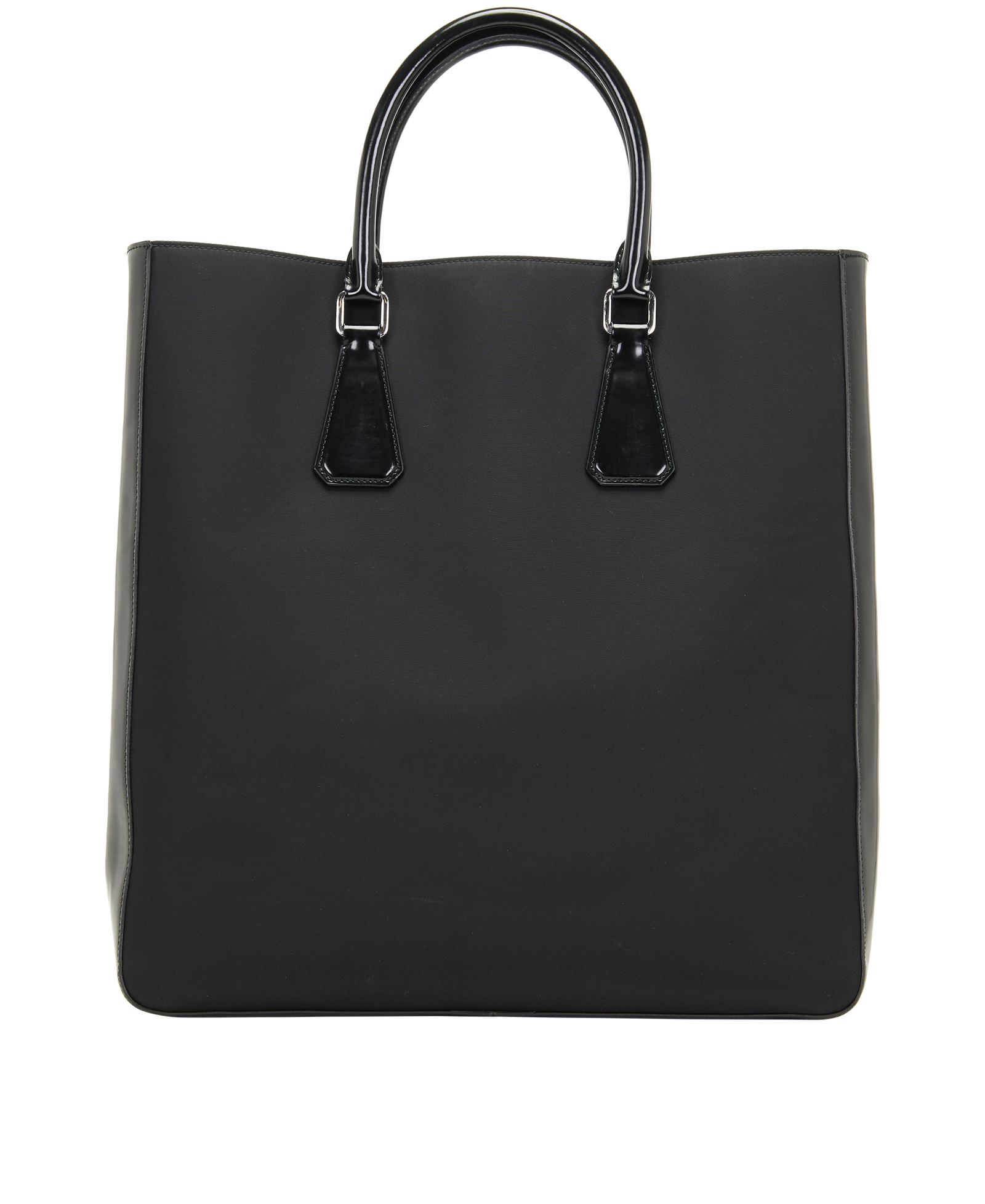 Tote, &pound;650, Handbags, Black, Nylon, Back view